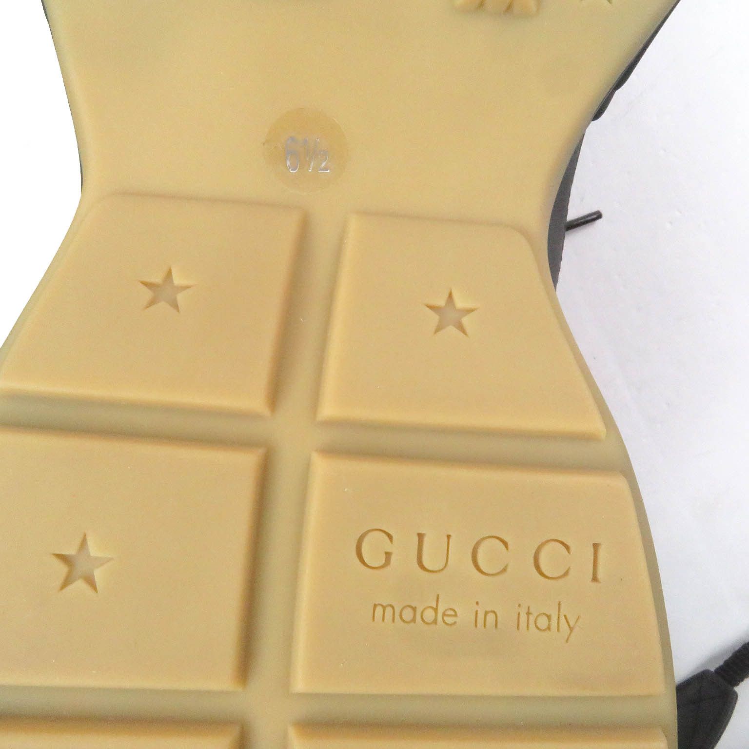 Gucci Gucci Gucci Ryton With logo Leather Sneakers Leather Shoes 523609 DUTY FREE for USA Size ONE SIZE - 10 Thumbnail