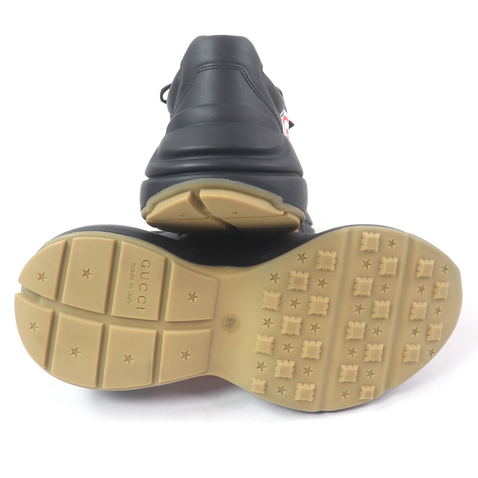 Gucci Gucci Gucci Ryton With logo Leather Sneakers Leather Shoes 523609 DUTY FREE for USA Size ONE SIZE - 5 Thumbnail