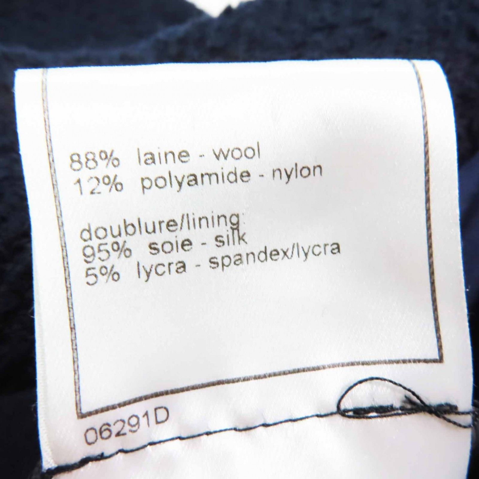 Chanel Chanel Chanel Multi-line Wool Coat Cotton Outerwear P09407 DUTY FREE for USA Size ONE SIZE - 9 Thumbnail