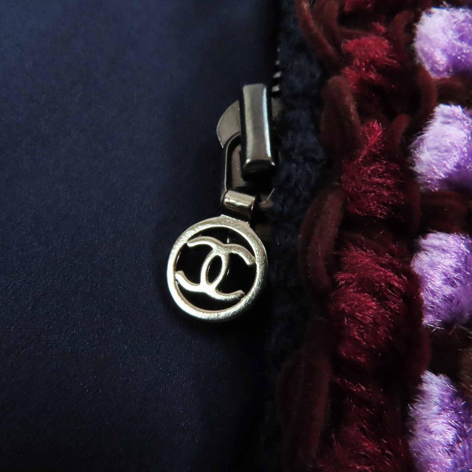 Chanel Chanel Chanel Multi-line Wool Coat Cotton Outerwear P09407 DUTY FREE for USA Size ONE SIZE - 7 Thumbnail