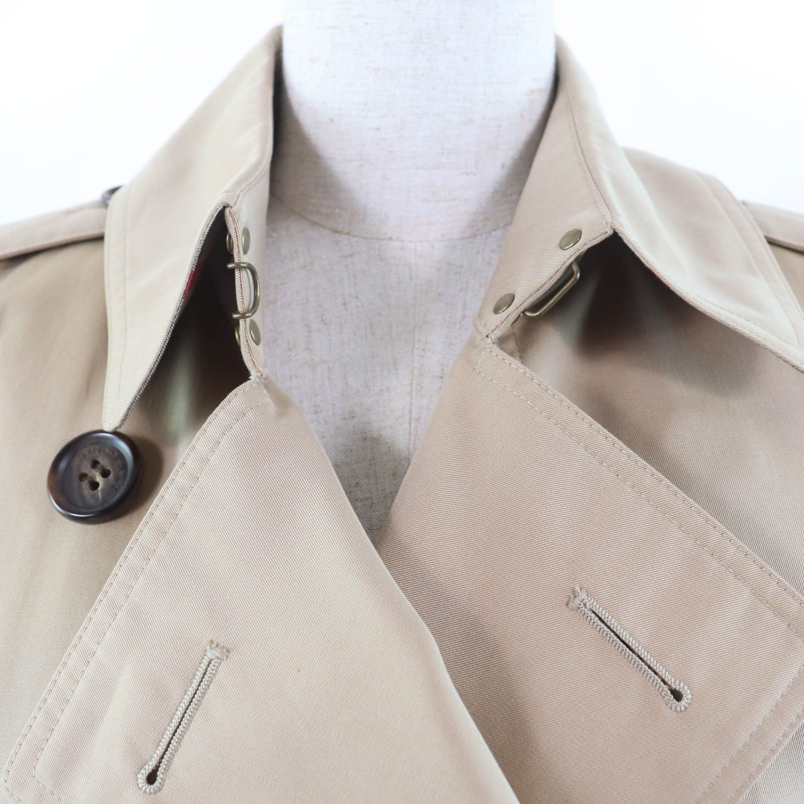 Burberry Burberry Burberry London Trench Coat Cotton Wool Liner Coat Cotton Outerwear DUTY FREE for USA Size ONE SIZE - 4 Thumbnail
