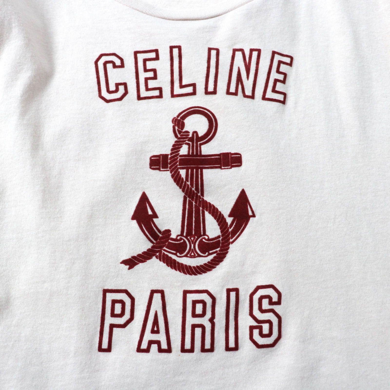 Celine Celine Celine Anchor logo Cotton T-shirt Cotton T-Shirts 2X586114L DUTY FREE for USA Size ONE SIZE - 5 Thumbnail