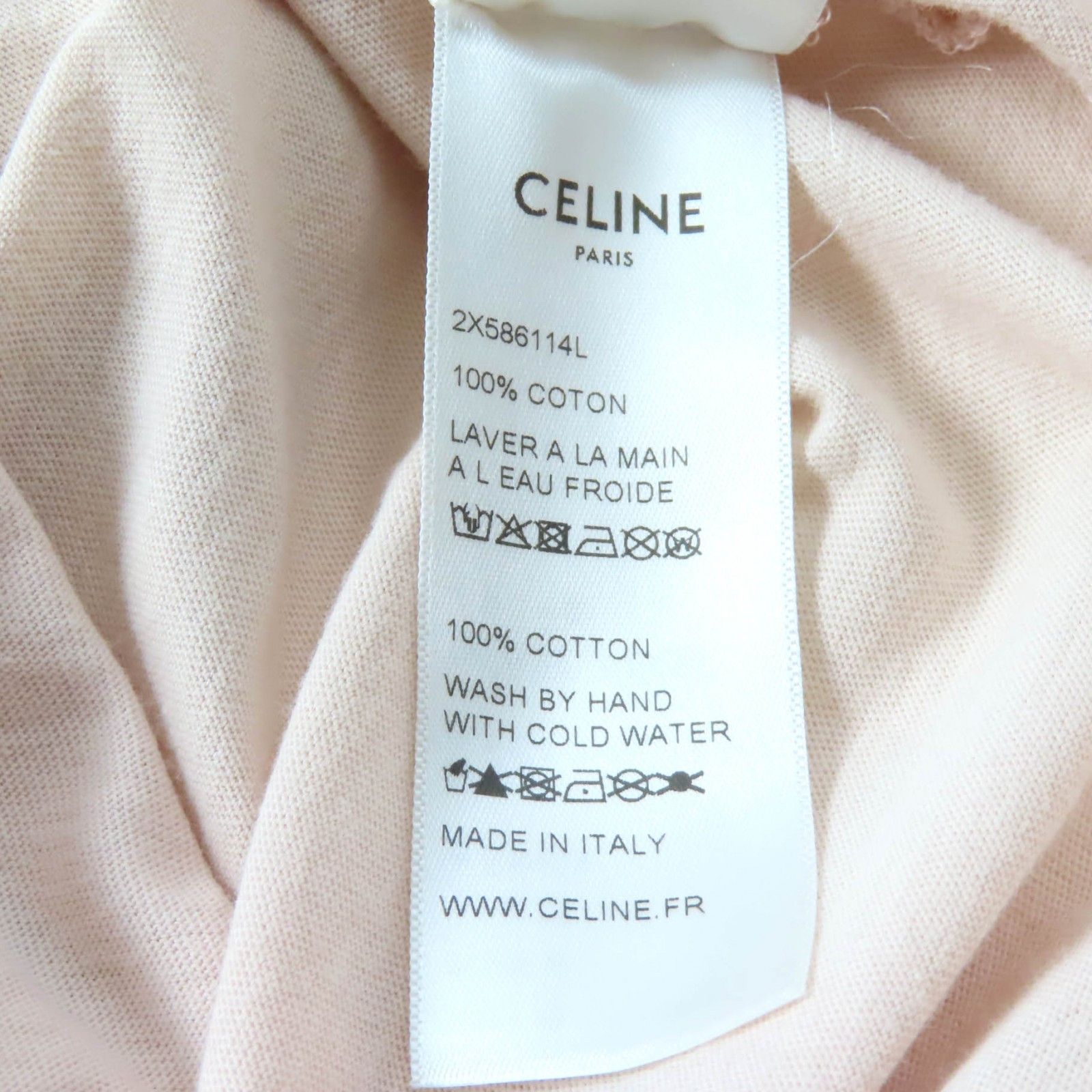 Celine Celine Celine Anchor logo Cotton T-shirt Cotton T-Shirts 2X586114L DUTY FREE for USA Size ONE SIZE - 8 Thumbnail