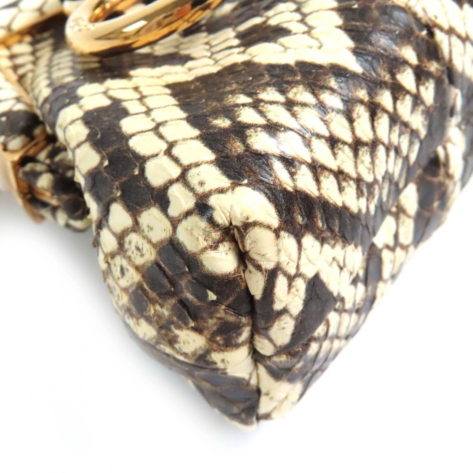 Fendi Fendi Fendi FENDI FIRST NANO Python chain pouch Natural Material Crossbody Bag DUTY FREE for USA Size ONE SIZE - 7 Thumbnail