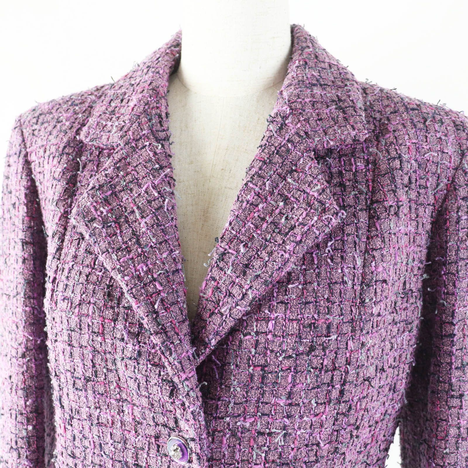 Chanel Chanel Chanel 22P Lion Button Acrylic Polyester Jacket Plastic Outerwear P72383 DUTY FREE for USA Size ONE SIZE - 2 Thumbnail