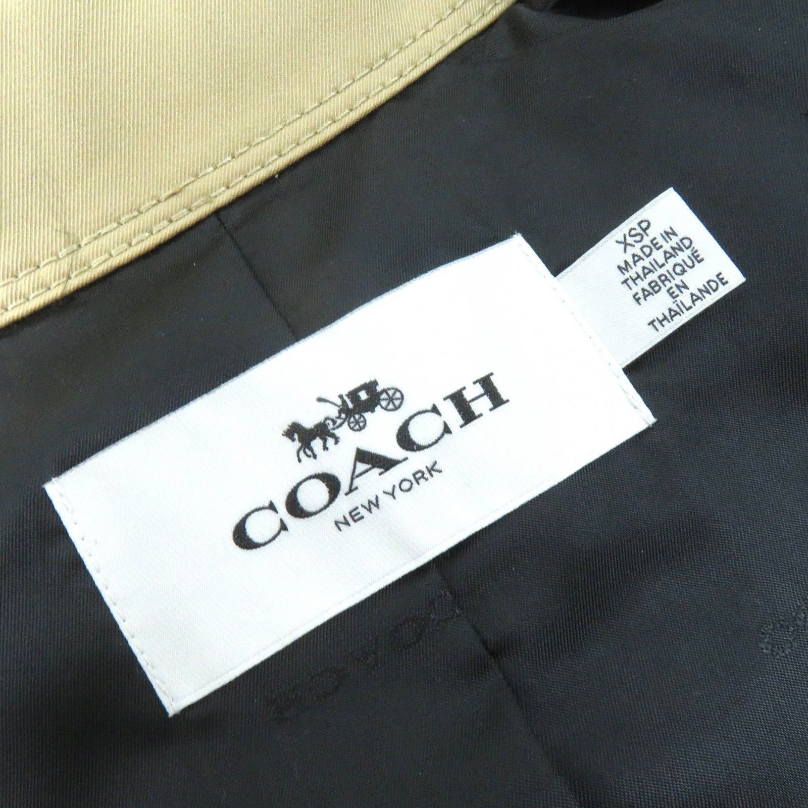 Coach Coach Coach F21833 Cotton Polyester Trench Coat Cotton Outerwear F21833 DUTY FREE for USA Size ONE SIZE - 9 Thumbnail