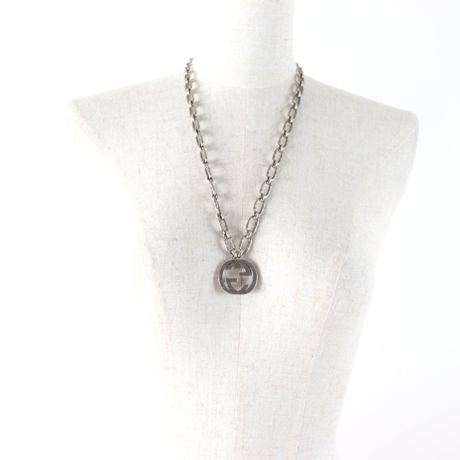 Gucci Gucci Gucci Interlocking G Arabesque AG925 Necklace Metal Necklace 524890 DUTY FREE for USA Size ONE SIZE - 4 Thumbnail
