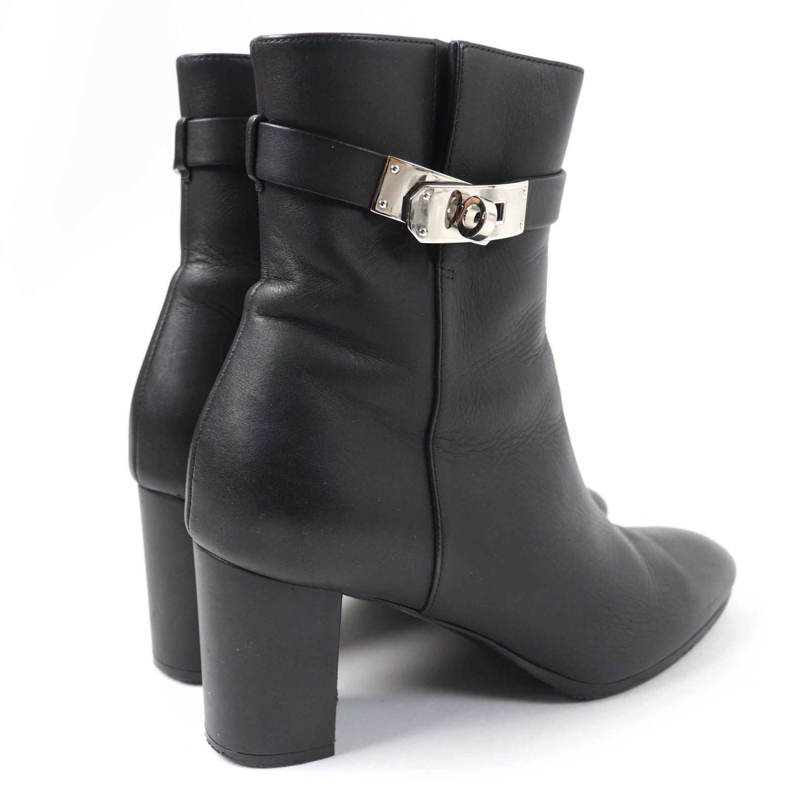 Hermes Hermes Hermes Saint Germain Leather Short Boots Leather Shoes DUTY FREE for USA Size ONE SIZE - 3 Thumbnail