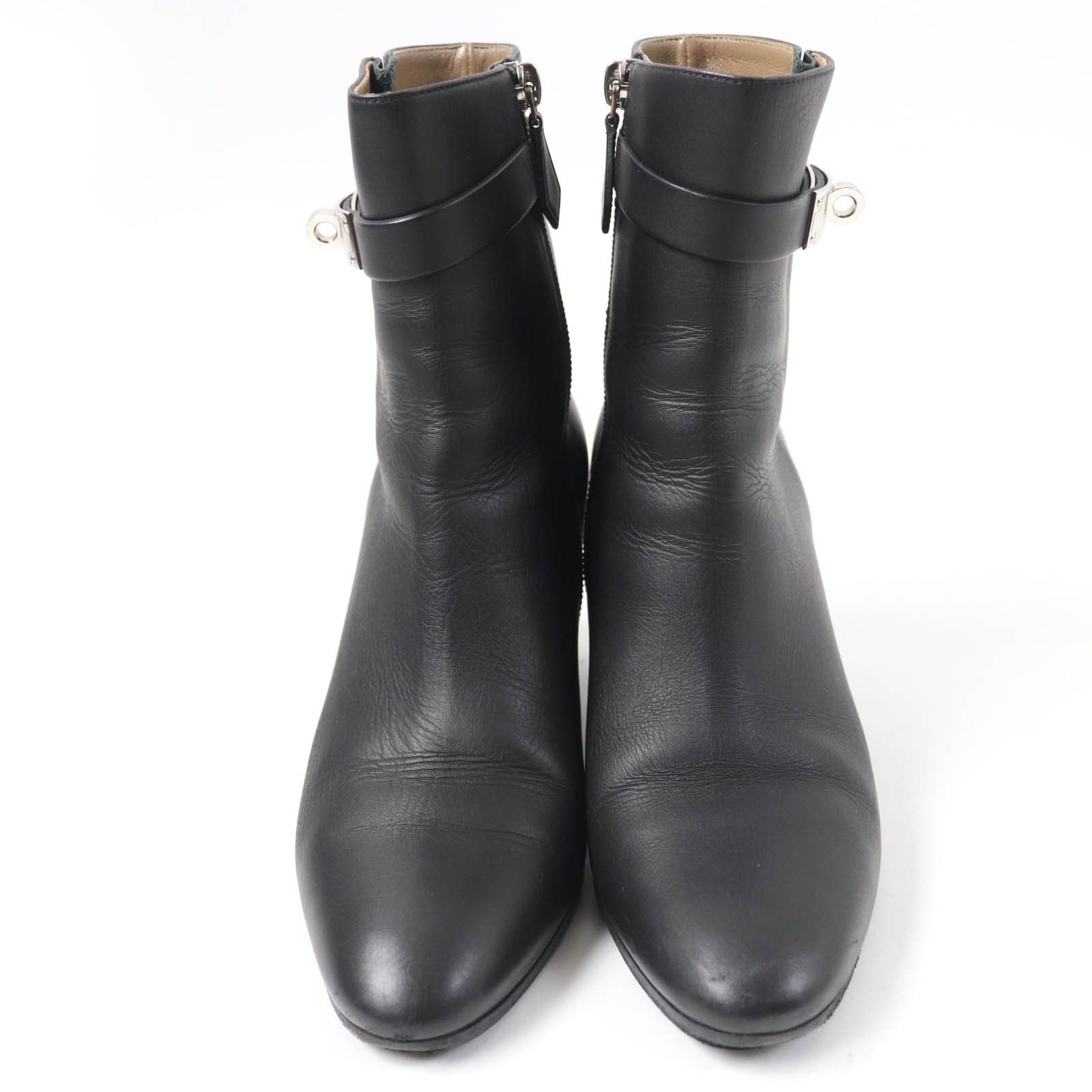 Hermes Hermes Hermes Saint Germain Leather Short Boots Leather Shoes DUTY FREE for USA Size ONE SIZE - 4 Thumbnail