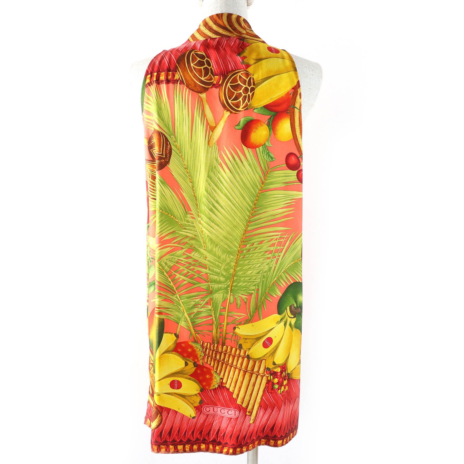 Gucci Gucci Gucci Tom Ford logo fruit print silk sleeveless shirt Others Tops DUTY FREE for USA Size ONE SIZE - 3 Thumbnail