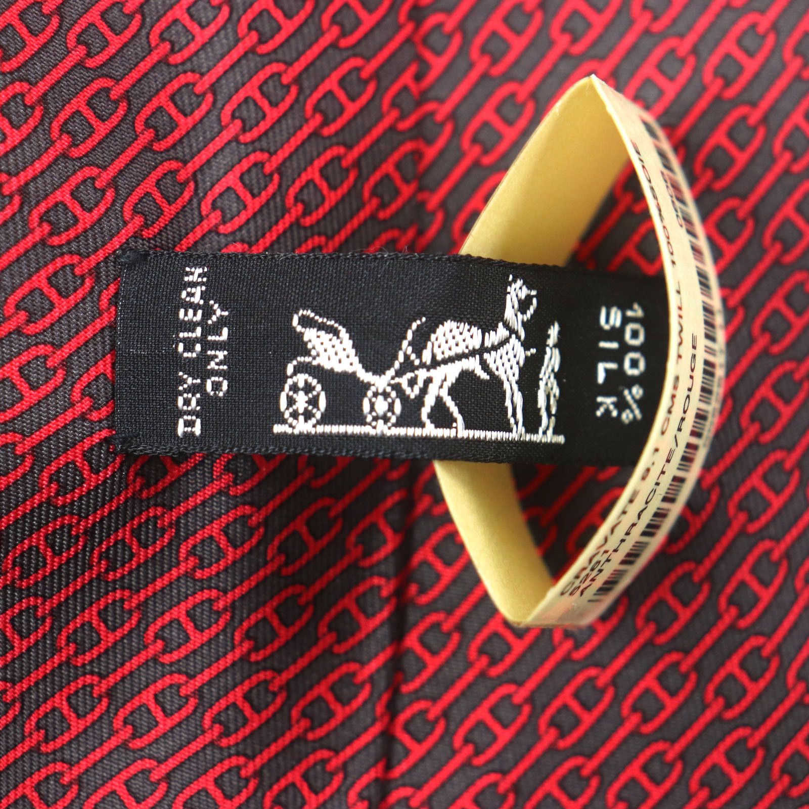 Hermes Hermes Hermes Chaine d'Ancre Silk Tie Others Necktie DUTY FREE for USA Size ONE SIZE - 5 Thumbnail