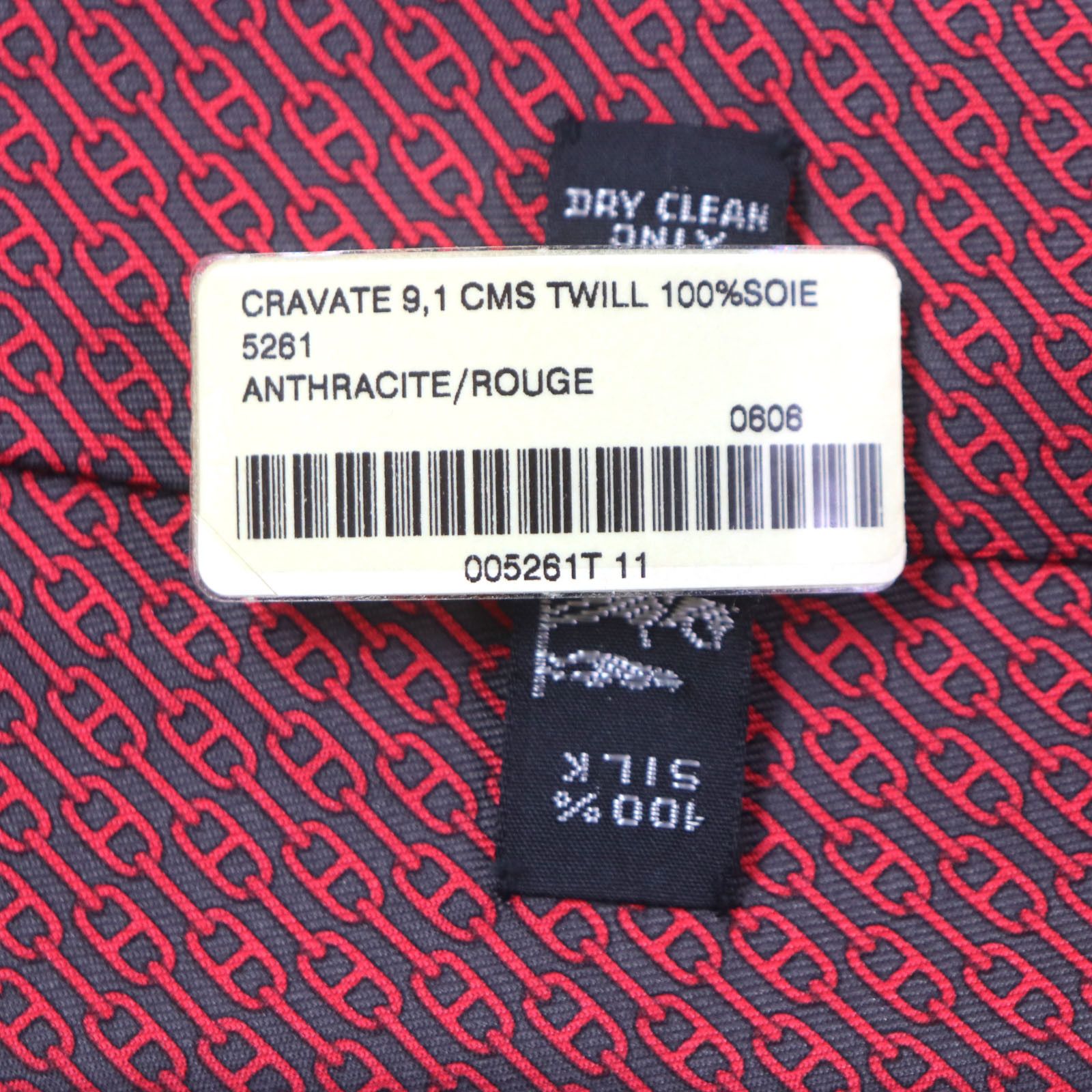 Hermes Hermes Hermes Chaine d'Ancre Silk Tie Others Necktie DUTY FREE for USA Size ONE SIZE - 8 Thumbnail