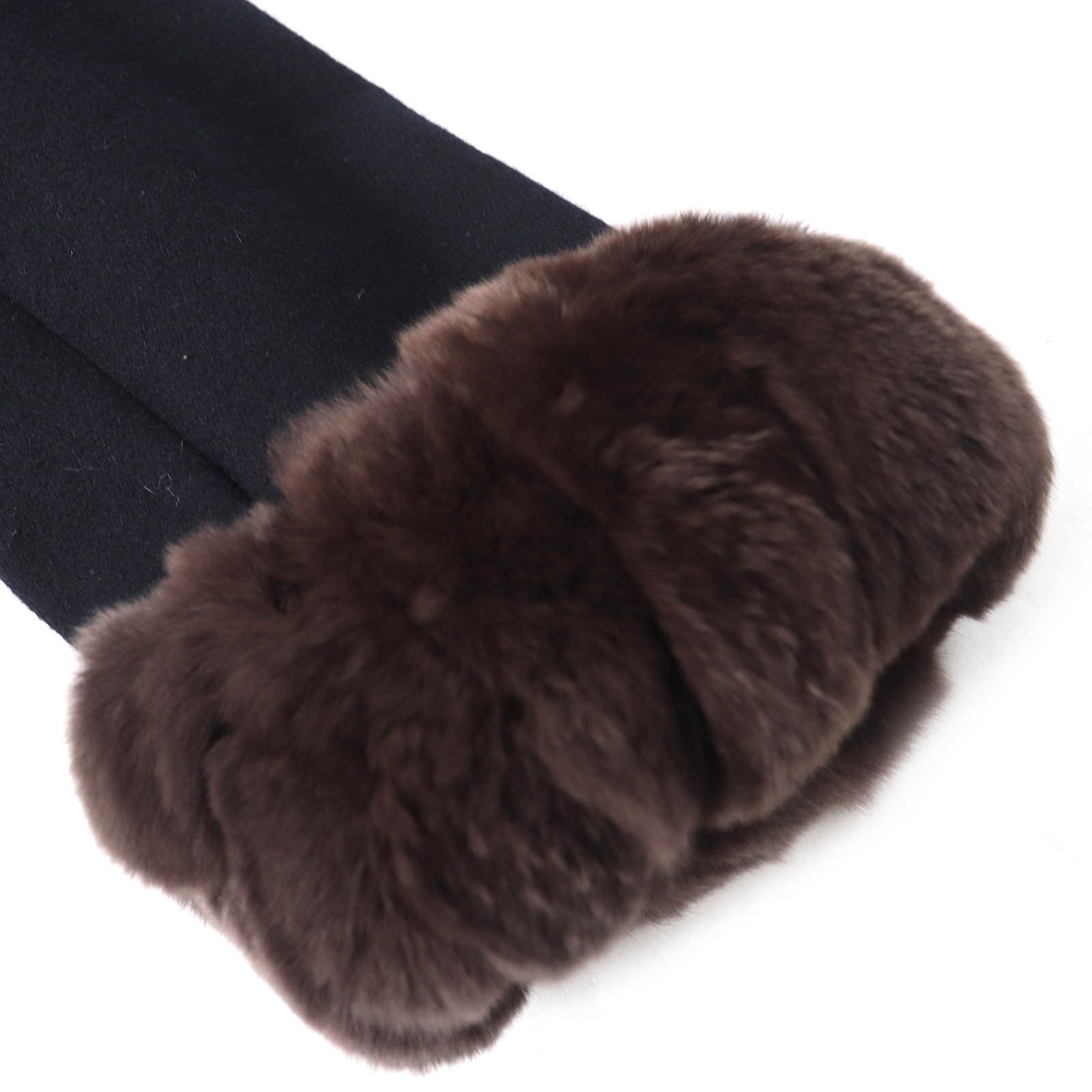 Other Other MACKINTOSH PHILOSOPHY Wool Rabbit Fur Coat Natural Material Outerwear DUTY FREE for USA Size ONE SIZE - 6 Thumbnail