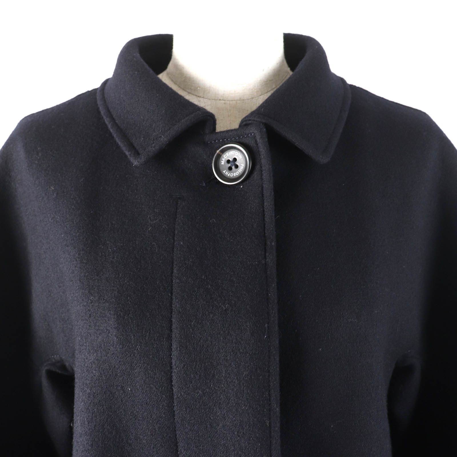 Other Other MACKINTOSH PHILOSOPHY Wool Rabbit Fur Coat Natural Material Outerwear DUTY FREE for USA Size ONE SIZE - 5 Thumbnail