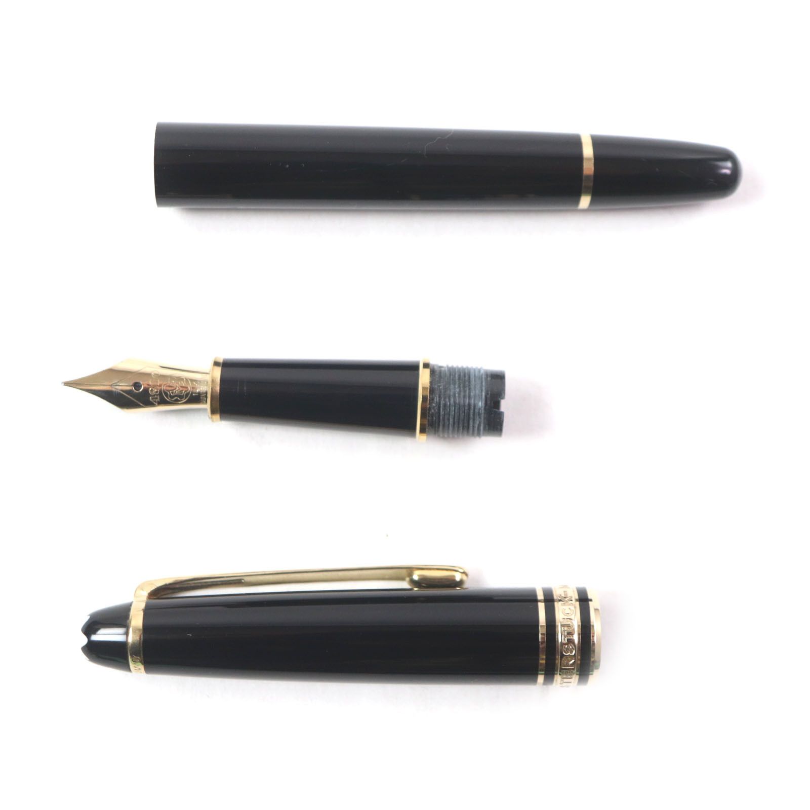 Montblanc Montblanc Montblanc Meisterstück 14K Fountain Pen Metal Pen DUTY FREE for USA Size ONE SIZE - 3 Thumbnail