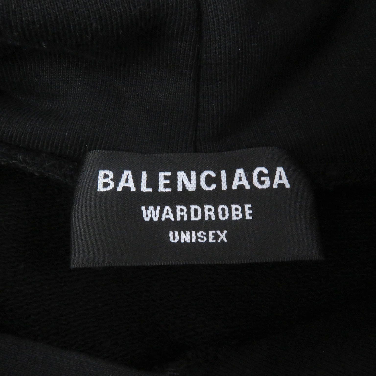 Balenciaga Balenciaga Balenciaga Campaign logo print cotton hoodie Cotton Sweatshirts & Hoodies 600583 DUTY FREE for USA Size ONE SIZE - 5 Thumbnail