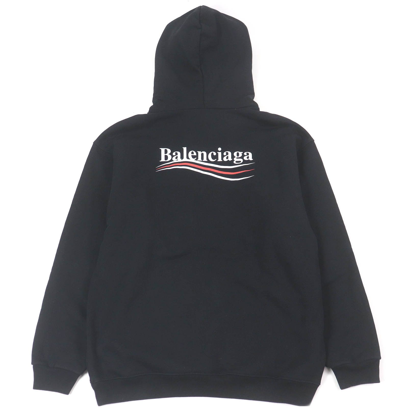 Balenciaga Balenciaga Balenciaga Campaign logo print cotton hoodie Cotton Sweatshirts & Hoodies 600583 DUTY FREE for USA Size ONE SIZE - 3 Thumbnail