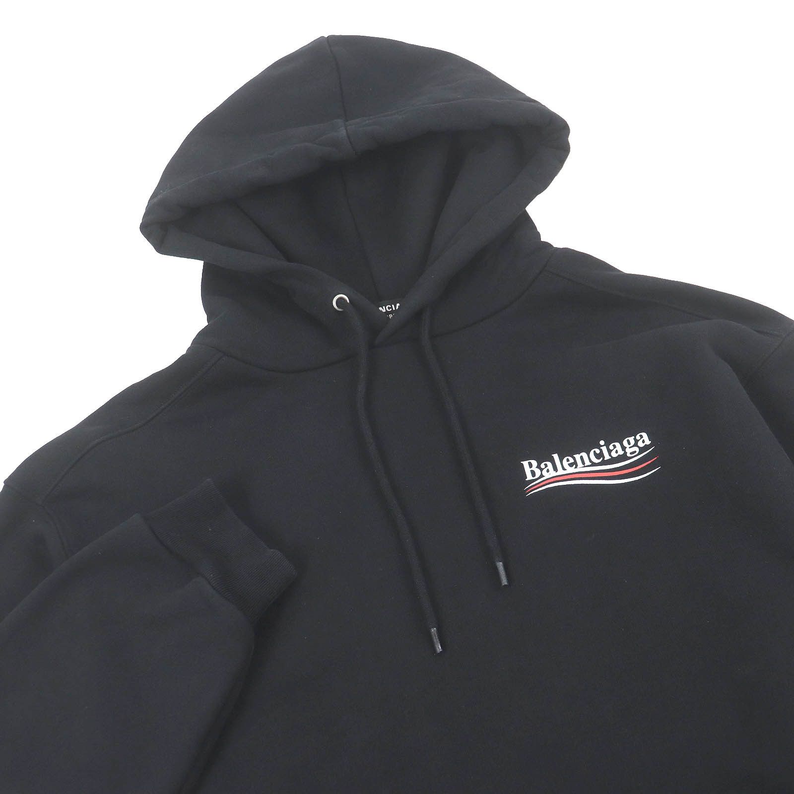 Balenciaga Balenciaga Balenciaga Campaign logo print cotton hoodie Cotton Sweatshirts & Hoodies 600583 DUTY FREE for USA Size ONE SIZE - 2 Thumbnail