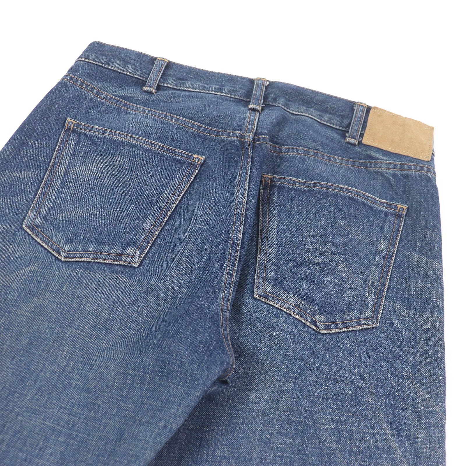 Celine Celine Celine Button fly cut off cotton denim pants Cotton Jeans N799365M07DU DUTY FREE for USA Size ONE SIZE - 4 Thumbnail