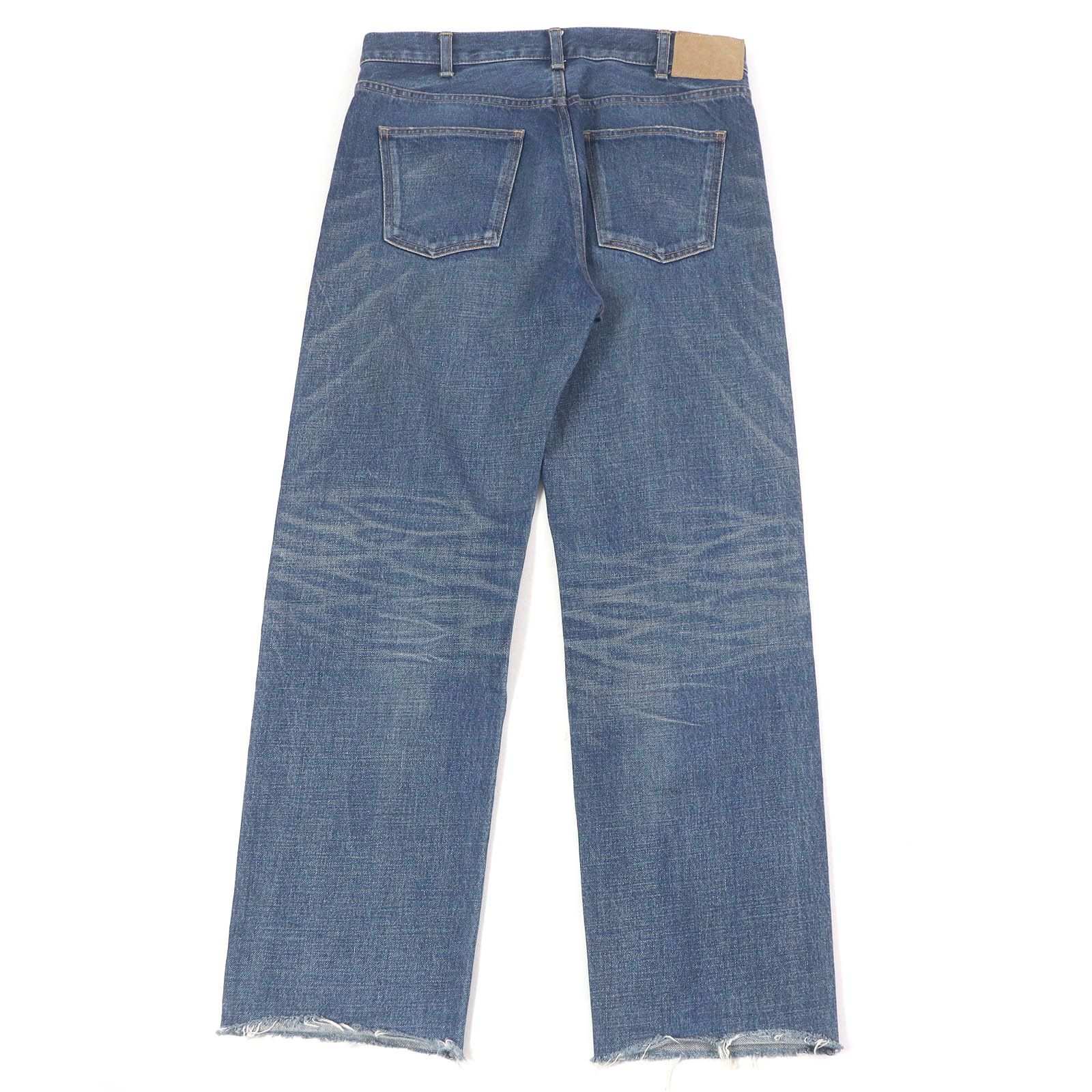 Celine Celine Celine Button fly cut off cotton denim pants Cotton Jeans N799365M07DU DUTY FREE for USA Size ONE SIZE - 2 Thumbnail