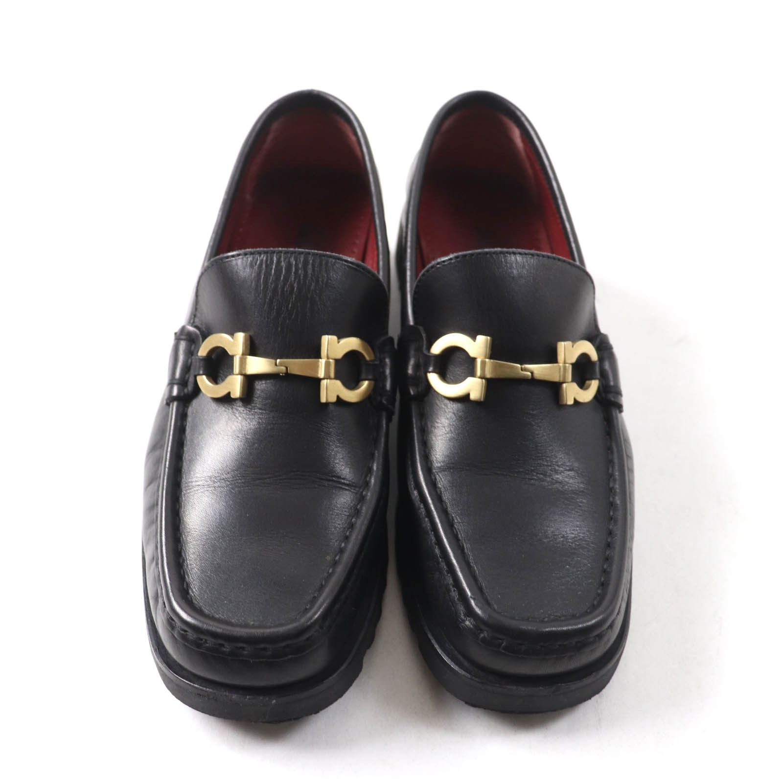 Salvatore Ferragamo Salvatore Ferragamo Salvatore Ferragamo SPORT Gancini Leather Loafers Leather Shoes DUTY FREE for USA Size ONE SIZE - 3 Thumbnail