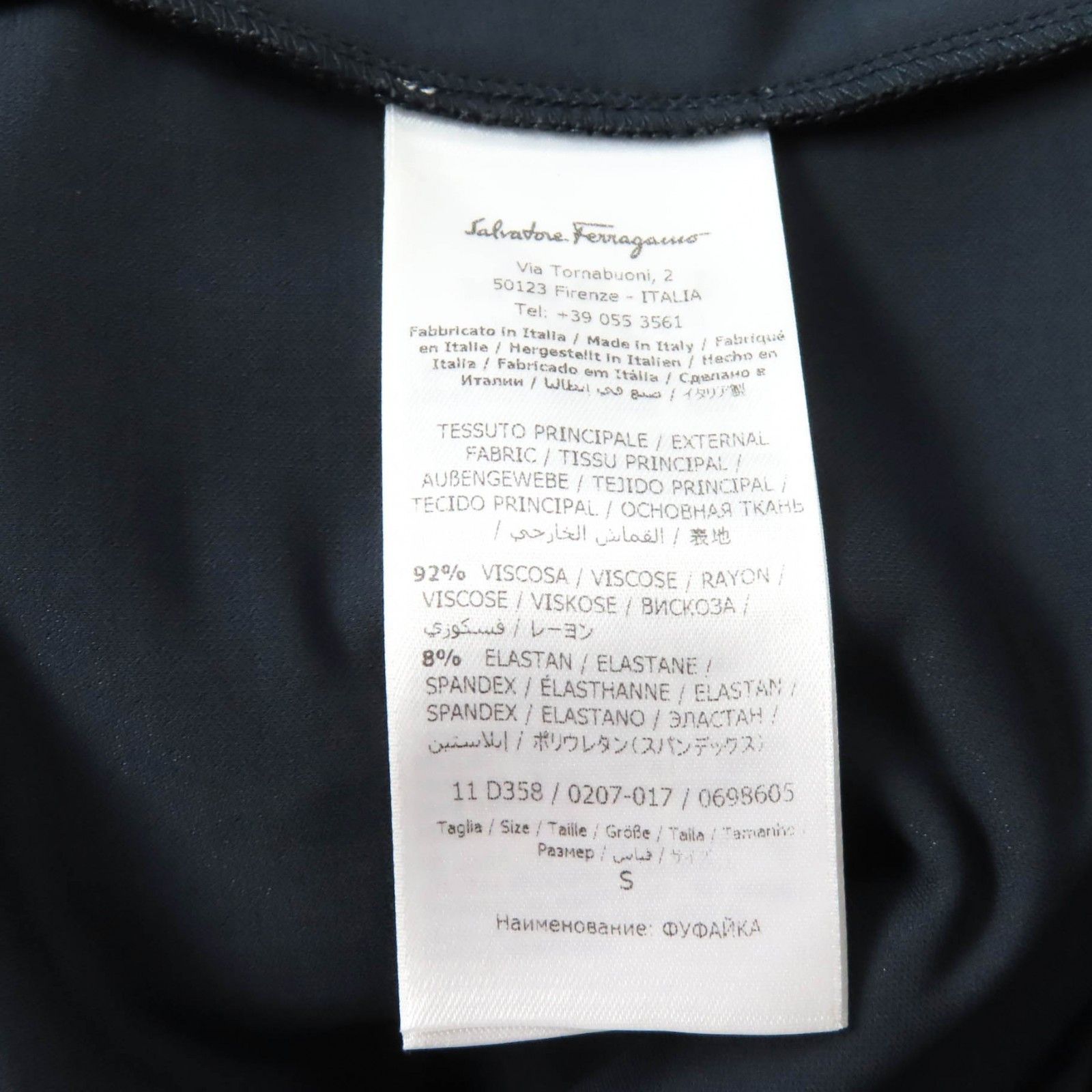 Salvatore Ferragamo Salvatore Ferragamo Salvatore Ferragamo Rayon Polyurethane Silk Top Others Tops DUTY FREE for USA Size ONE SIZE - 6 Thumbnail