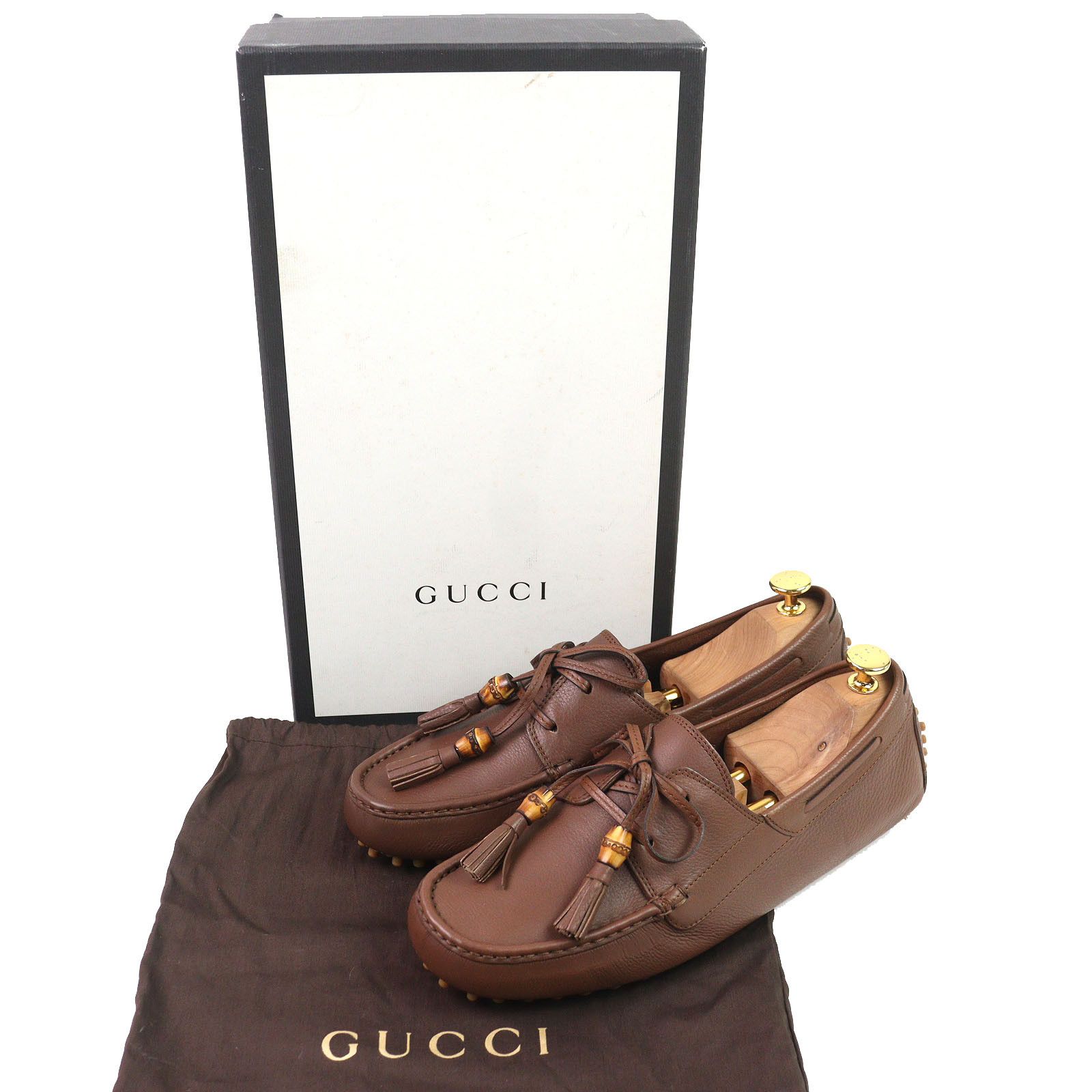 Gucci Gucci Gucci Driving shoes Leather Loafers Leather Shoes 367923 DUTY FREE for USA Size ONE SIZE - 2 Thumbnail