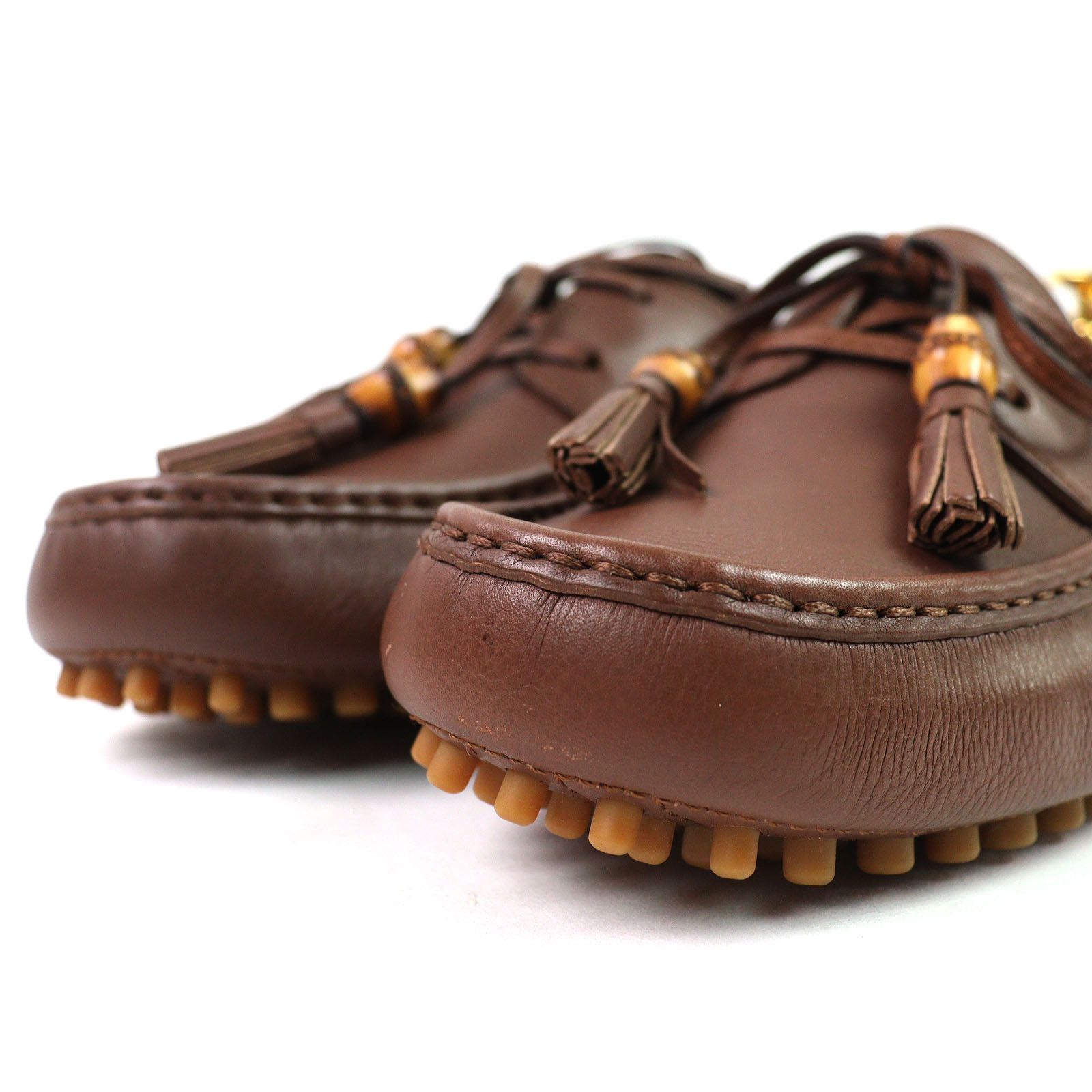 Gucci Gucci Gucci Driving shoes Leather Loafers Leather Shoes 367923 DUTY FREE for USA Size ONE SIZE - 5 Thumbnail