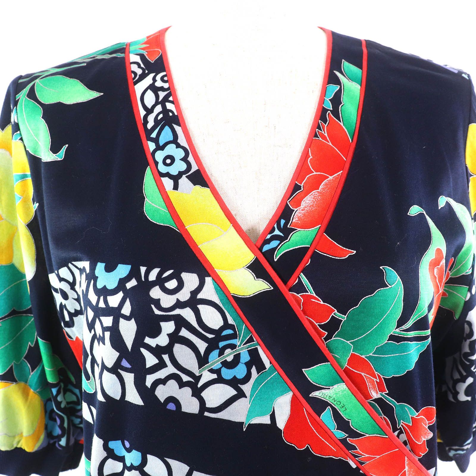 Other Other LEONARD FASHION Floral print Cotton T-shirt Cotton T-Shirts DUTY FREE for USA Size ONE SIZE - 4 Thumbnail