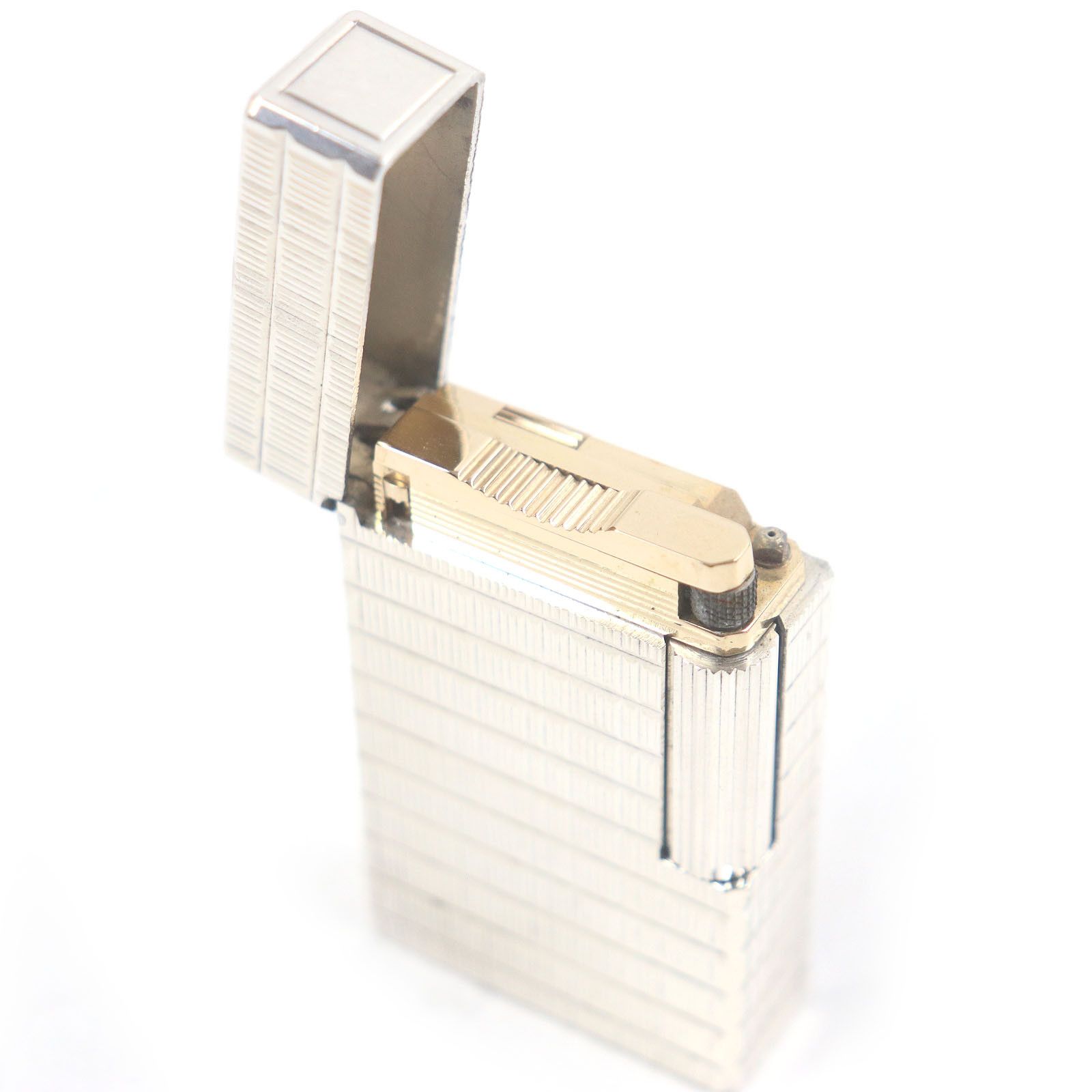 Other Other Dupont Line 1 Long Block Check Silver Lighter Metal Lighter DUTY FREE for USA Size ONE SIZE - 3 Thumbnail