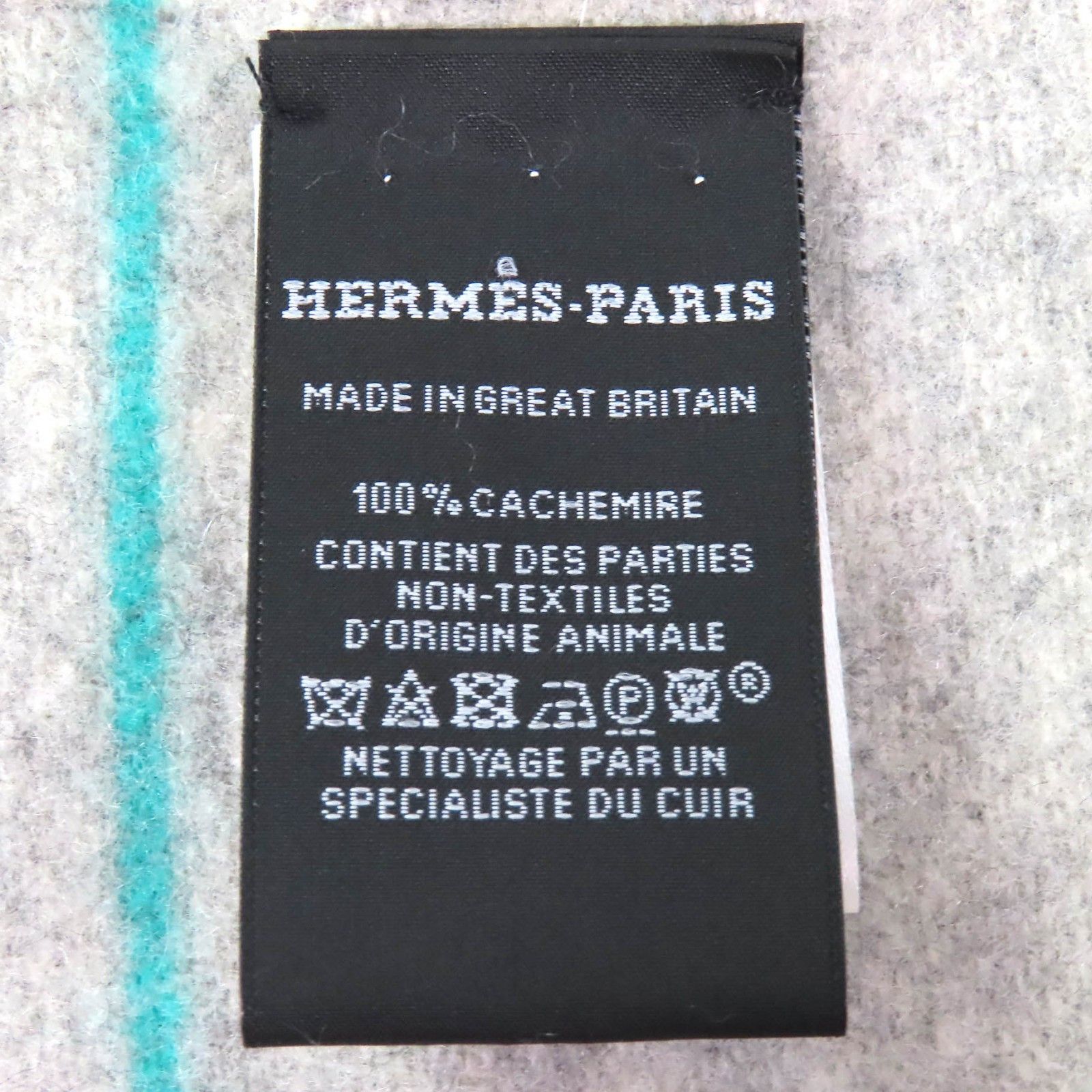 Hermes Hermes Hermes Neo Rocabar Cashmere Scarf Natural Material Scarf DUTY FREE for USA Size ONE SIZE - 8 Thumbnail