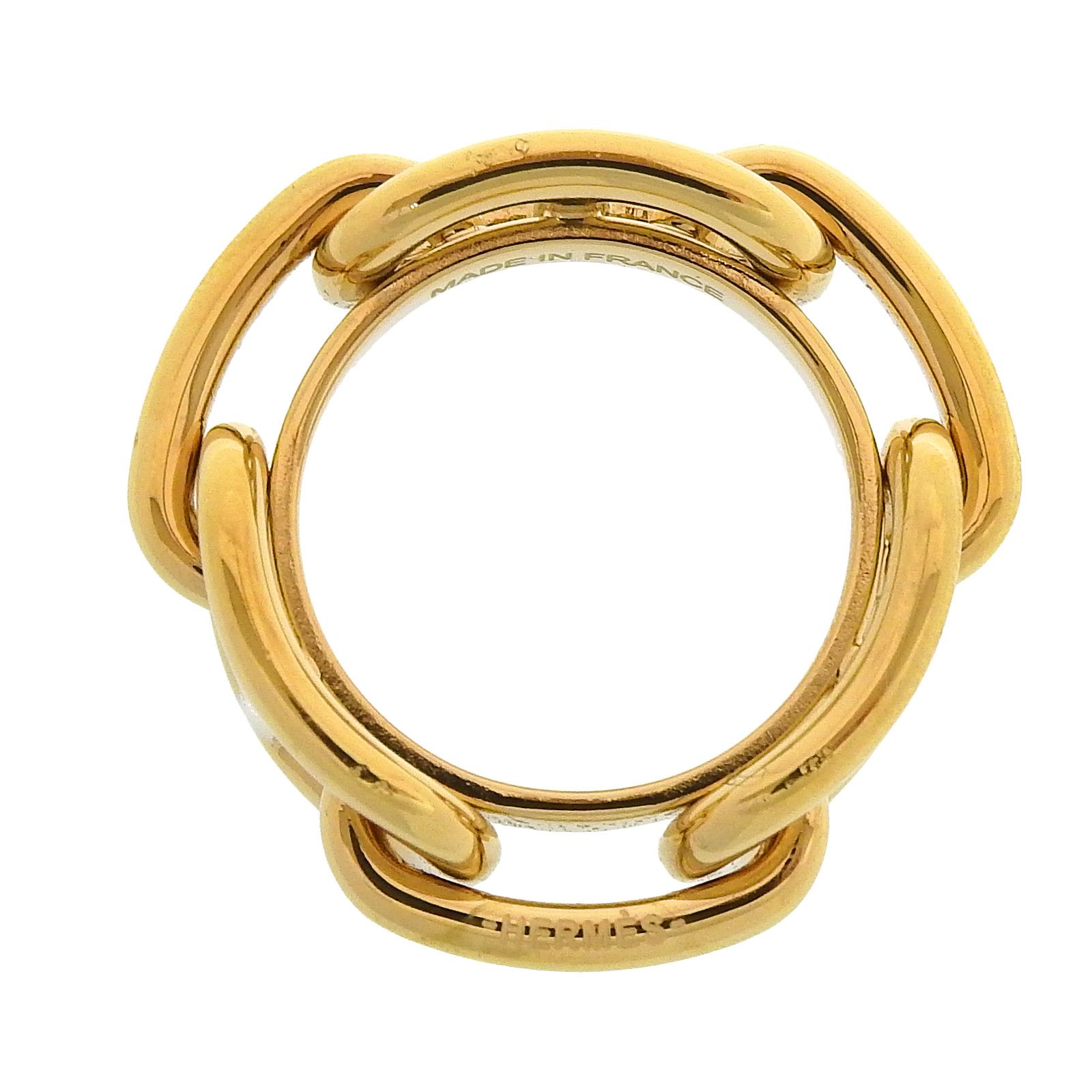 Hermes Hermes Hermes Legato Chne Scarf Ring Metal Other DUTY FREE for USA Size ONE SIZE - 3 Thumbnail