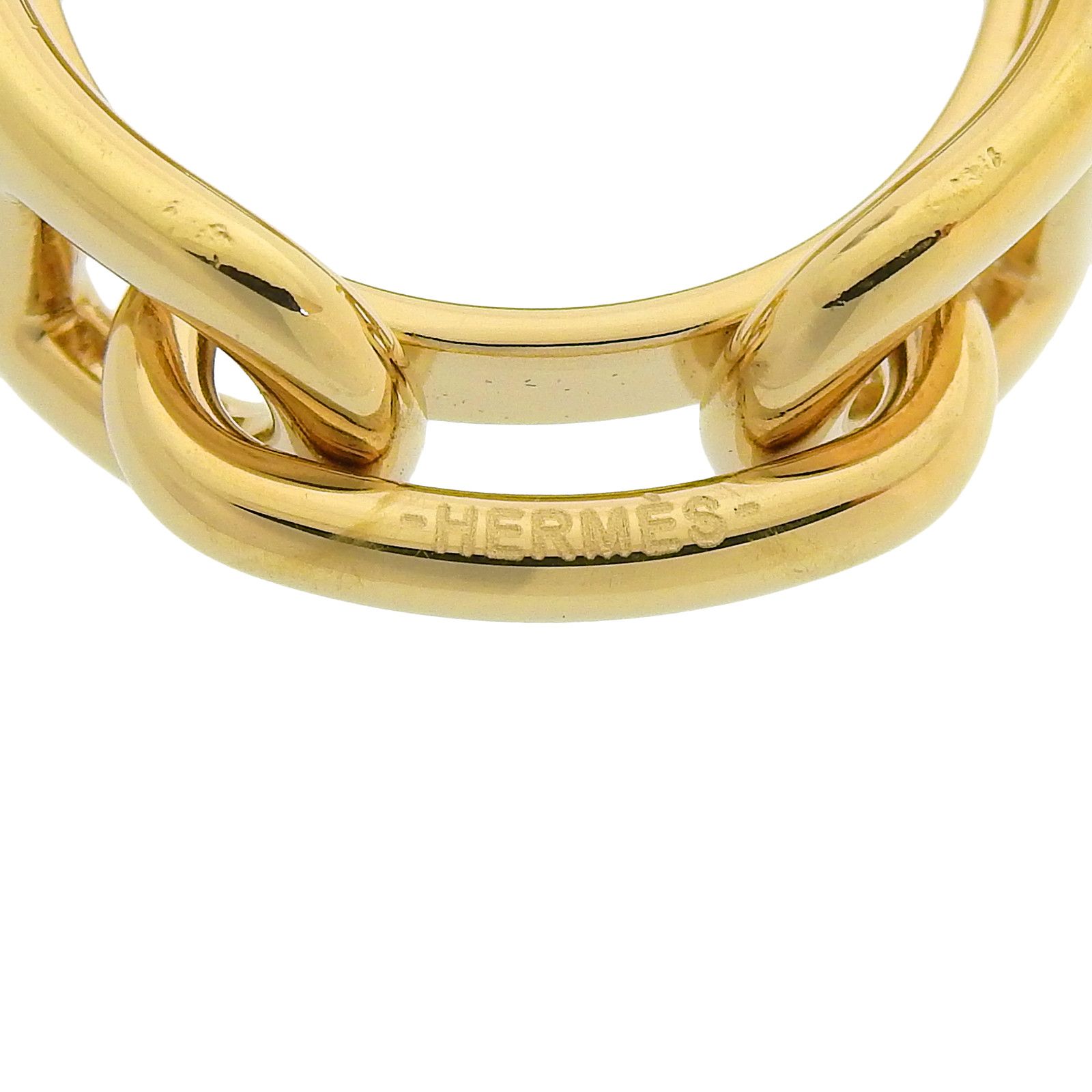 Hermes Hermes Hermes Legato Chne Scarf Ring Metal Other DUTY FREE for USA Size ONE SIZE - 5 Thumbnail