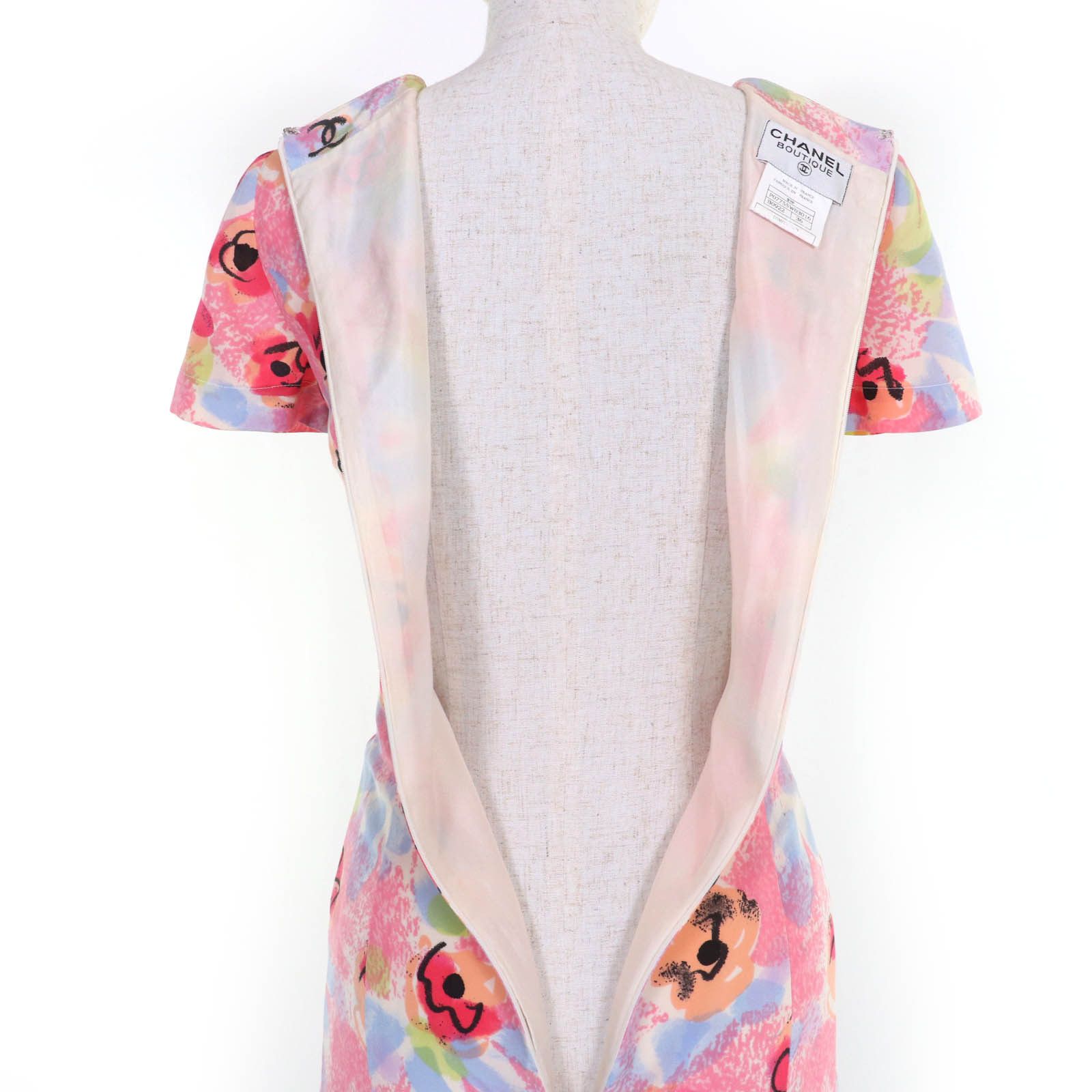Chanel Chanel Chanel COCO MarkPattern Dress Others Dresses P07755W03016 DUTY FREE for USA Size ONE SIZE - 5 Thumbnail
