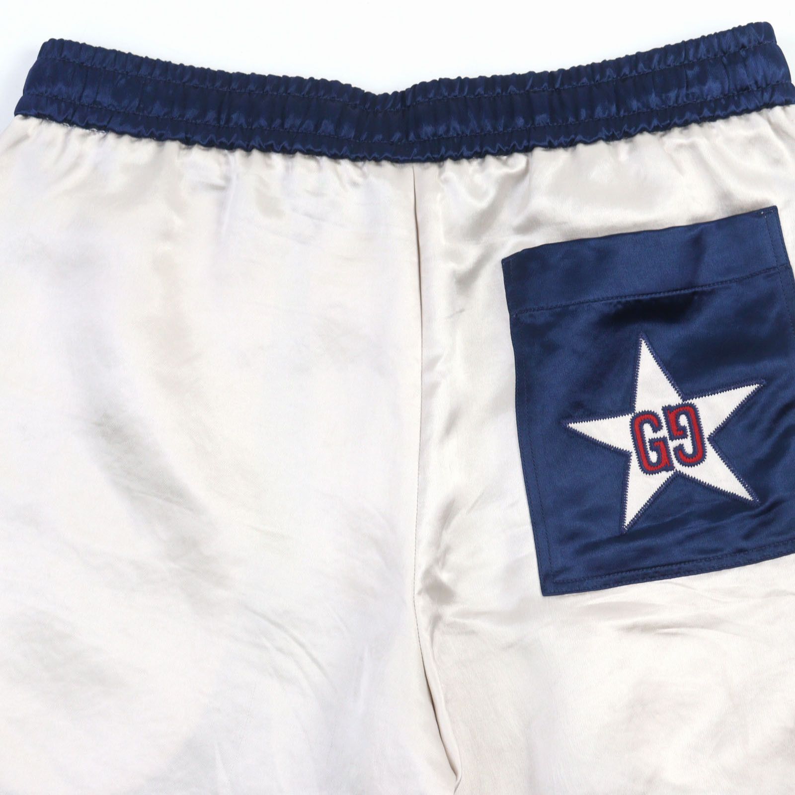 Gucci Gucci Gucci Satin GG star Acetate Shorts Others Shorts 575325 DUTY FREE for USA Size ONE SIZE - 4 Thumbnail