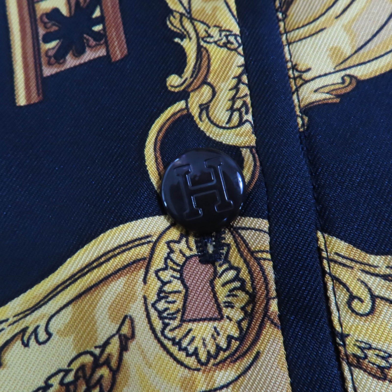 Hermes Hermes Hermes LES CLES THE KEYS Silk Polo Shirt Others Tops DUTY FREE for USA Size ONE SIZE - 6 Thumbnail