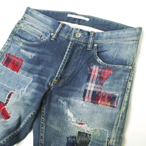 Other Other e JEANS STRETCH SLIM Denim Pants Denim Jeans e801-028 DUTY FREE for USA Size ONE SIZE - 5 Thumbnail