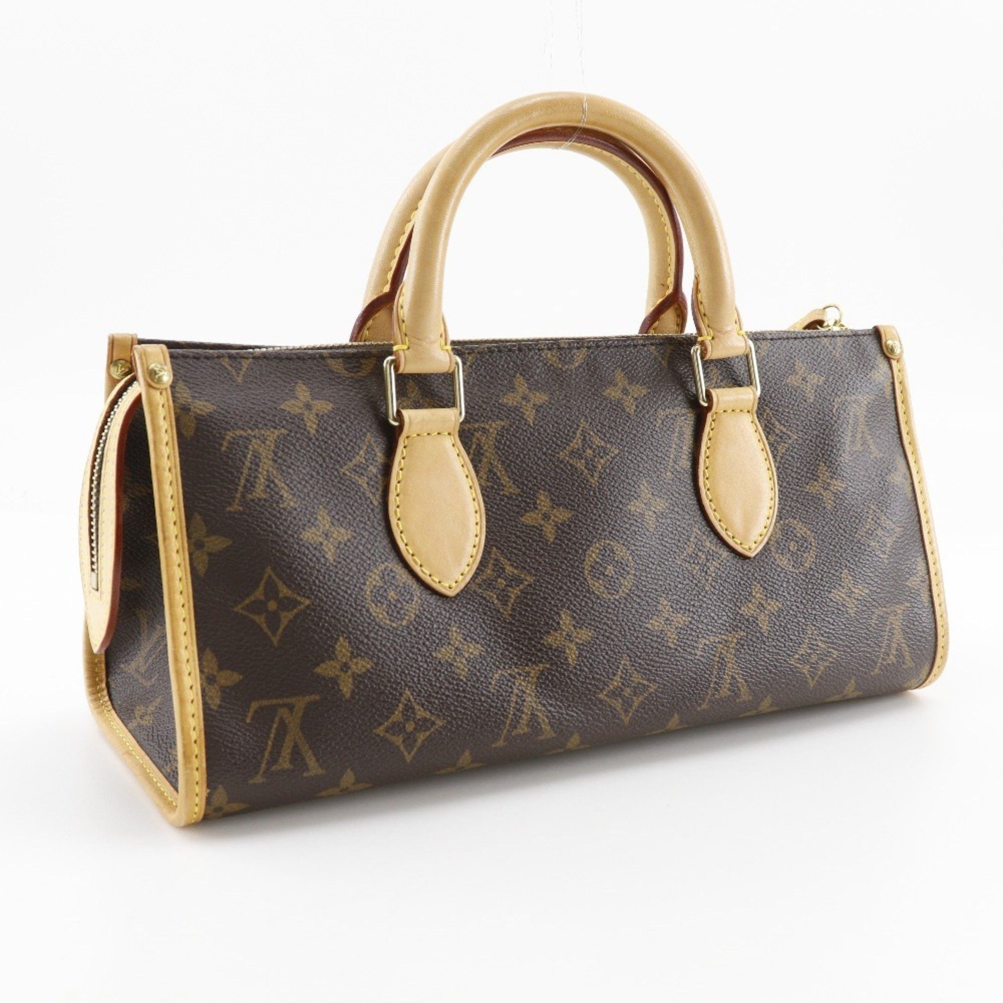 Louis Vuitton Louis Vuitton Popan Cool Handbag M40009 Monogram Canvas 2005 Brown VI0065 Women's Size ONE SIZE - 3 Thumbnail