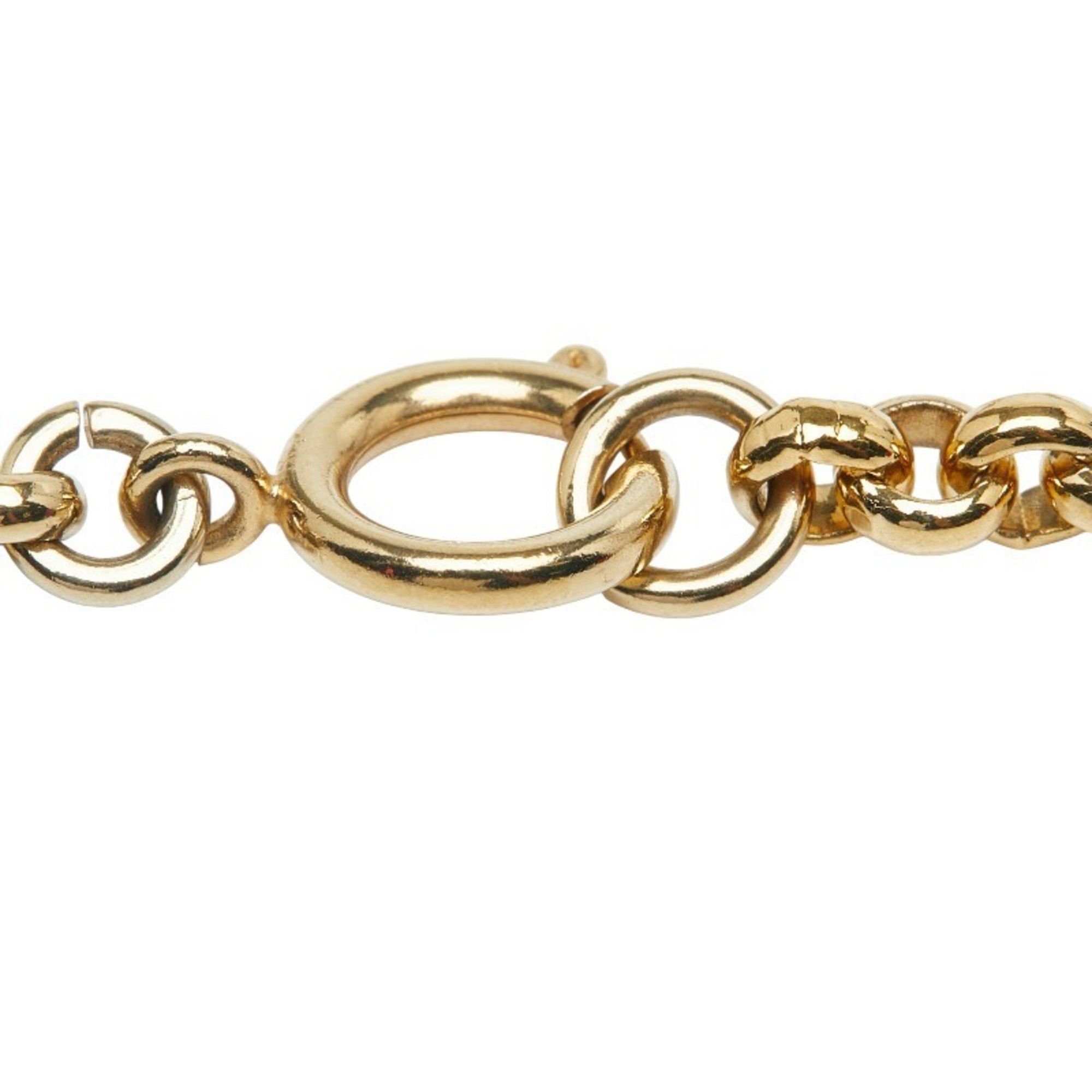 Salvatore Ferragamo Salvatore Ferragamo Gancini Necklace, Gold Plated with Faux Pearls, Women's Size ONE SIZE - 5 Thumbnail