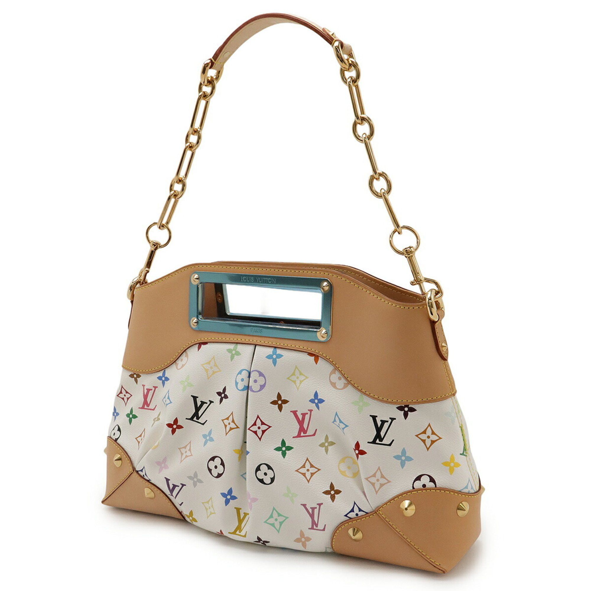 Louis Vuitton LOUIS VUITTON Monogram Multicolore Judy MM Handbag/Shoulder Bag, Bron, M40255 Size ONE SIZE - 3 Thumbnail
