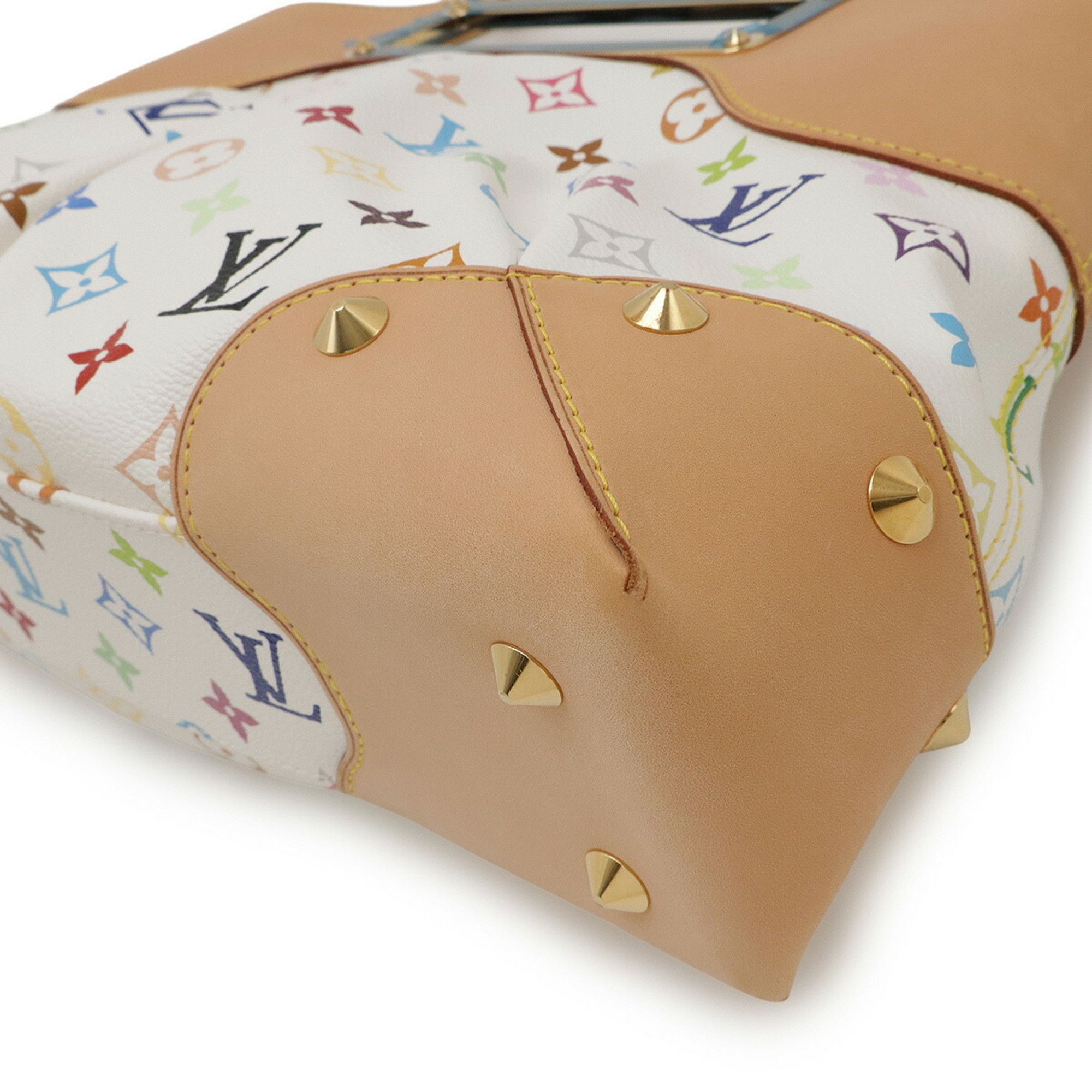 Louis Vuitton LOUIS VUITTON Monogram Multicolore Judy MM Handbag/Shoulder Bag, Bron, M40255 Size ONE SIZE - 4 Thumbnail
