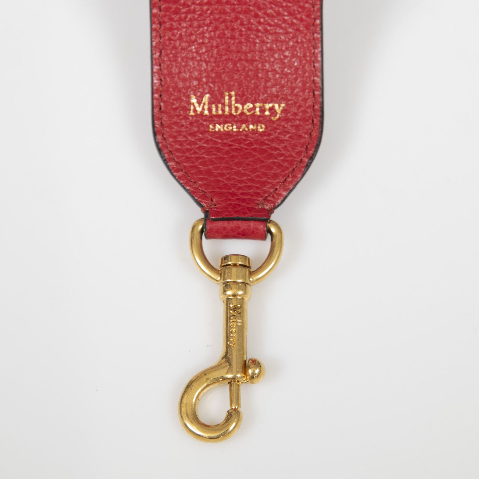 Mulberry Red Leather Bag Strap Size ONE SIZE - 6 Thumbnail