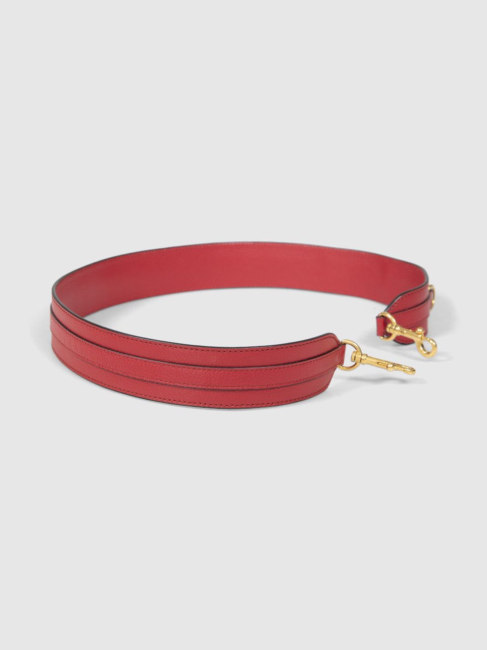 Mulberry Red Leather Bag Strap Size ONE SIZE - 3 Thumbnail