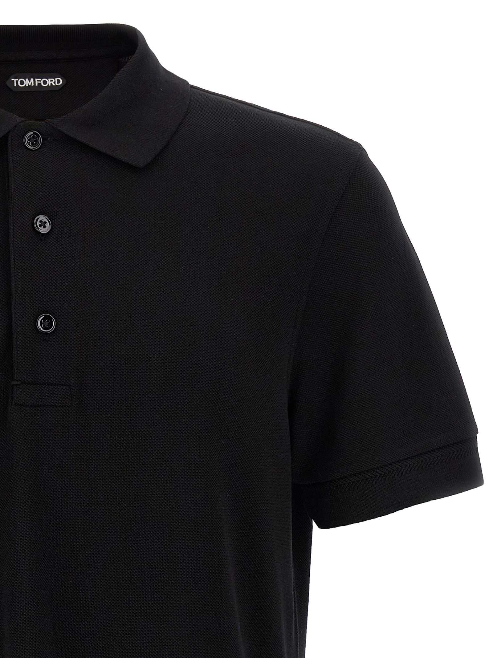 Tom Ford Piqué Polo Shirt Size US L / EU 52-54 / 3 - 3 Thumbnail