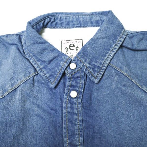 Other Other e JEANS e105-001 Cotton Denim Shirt Denim Tops e105-001 DUTY FREE for USA Size ONE SIZE - 5 Thumbnail