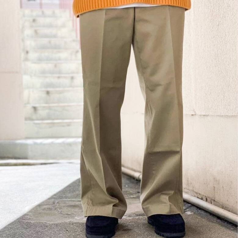 Other Other TANAKA × WISM ST-168 COTTON FLARE TROUSERS Cotton Trousers Limited Cotton Bottoms 23030597009530 DUTY FREE for USA Size ONE SIZE - 3 Thumbnail