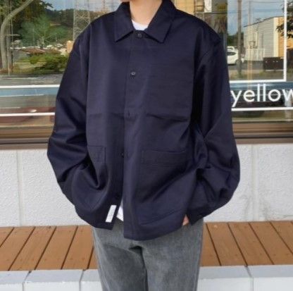 Other Other FARAH COVERALL SHIRT JACKET Cotton Outerwear Cotton Outerwear FR0403-M2001 DUTY FREE for USA Size ONE SIZE - 3 Thumbnail