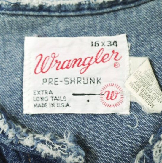Other Other Wrangler 27MW Denim Shirt Cotton Tops 27MW DUTY FREE for USA Size ONE SIZE - 3 Thumbnail