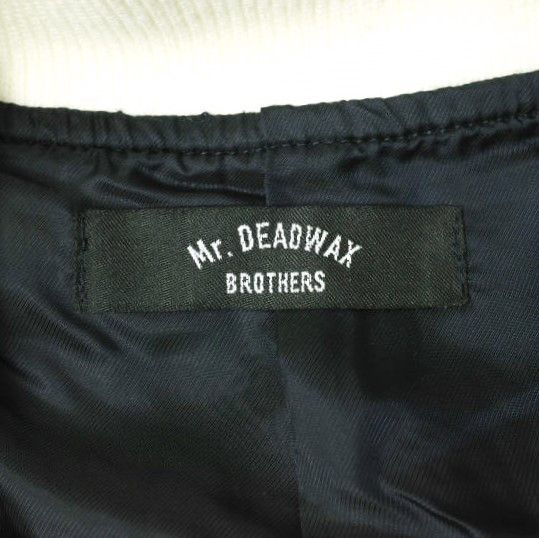 Other Other Mr.DEADWAX BROTHERS STADIUM JACKET 01 Wool Lamb Leather Stadium Jacket Leather Outerwear DUTY FREE for USA Size ONE SIZE - 3 Thumbnail
