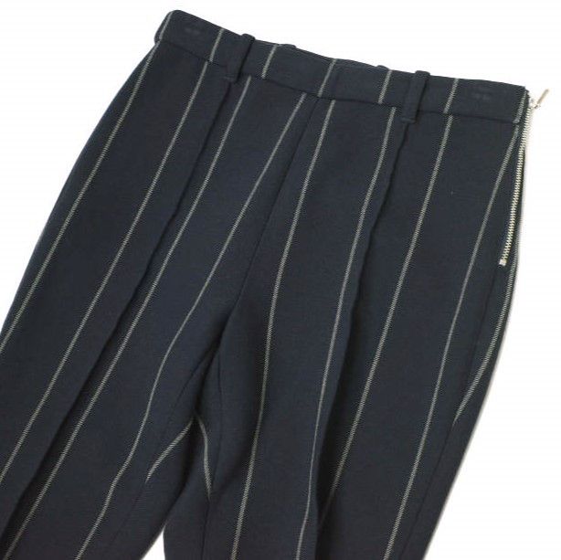 Other Other 3.1 Phillip Lim Pinstripe Slim Trousers Polyester Rayon Trousers Others Pants E201-5354DBI DUTY FREE for USA Size ONE SIZE - 4 Thumbnail